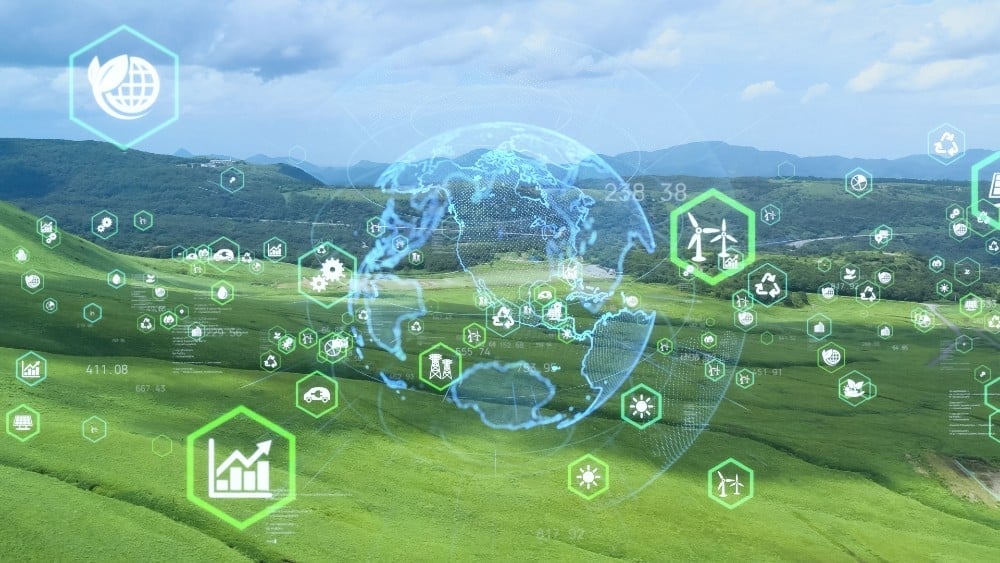 data over field